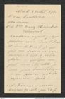 Nachlass Franz Steindachner, Brief von Louis Gal an Franz Steindachner (08.07.1911), Inv.Nr. 149.18, Seite 1